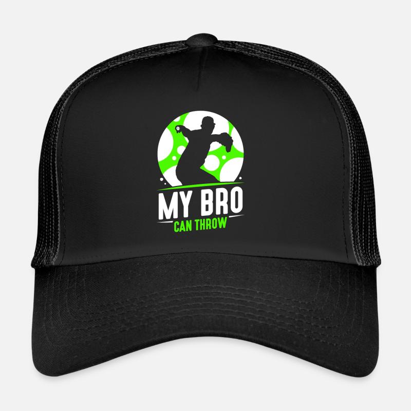Mein Bruder Kann Werfen Pitcher Baseball Werfer Trucker Cap