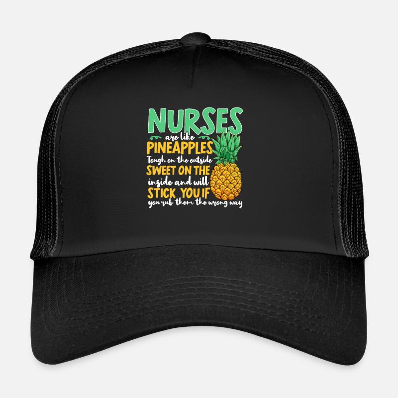 Krankenschwestern sind wie Ananas Krankenschwester Trucker Cap