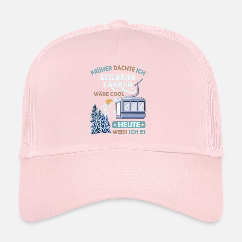Seilbahn Bergbahn Gondel Bergstation Trucker Cap