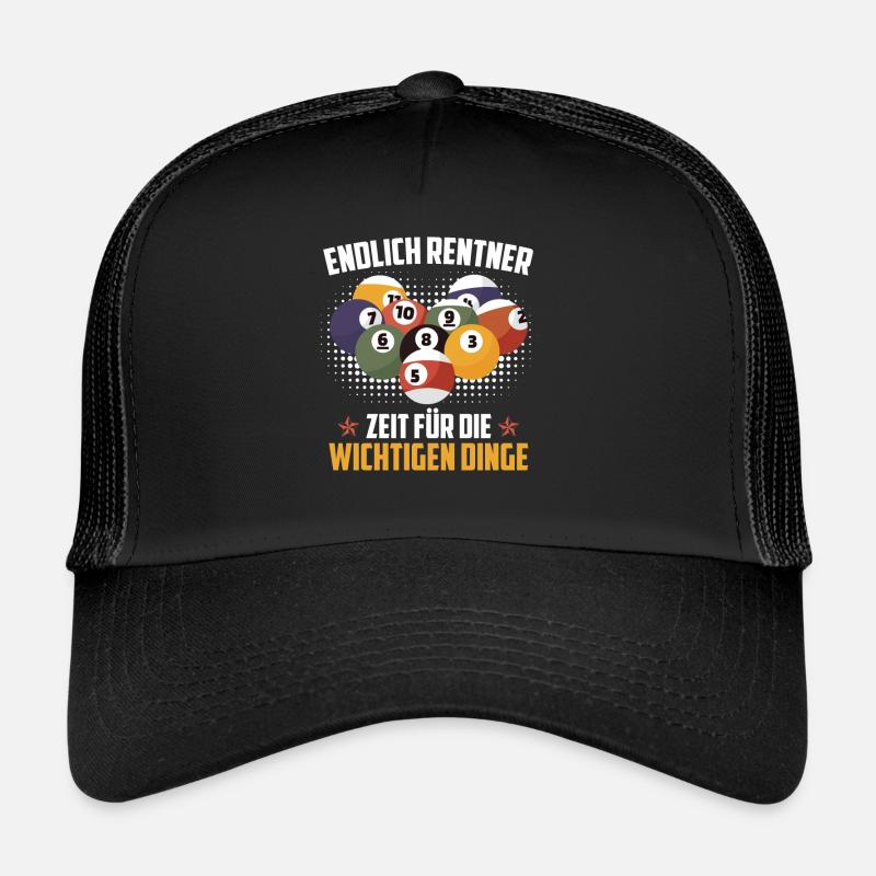 Rentner Billiard Billard Renteneintritt Trucker Cap