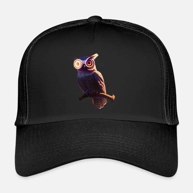 Roboter Eule Hybrid Wesen Trucker Cap