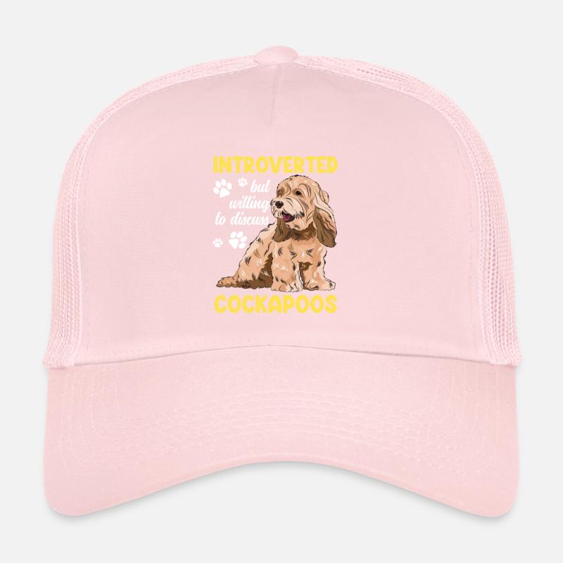 Cockapoo Chien Casquette trucker 