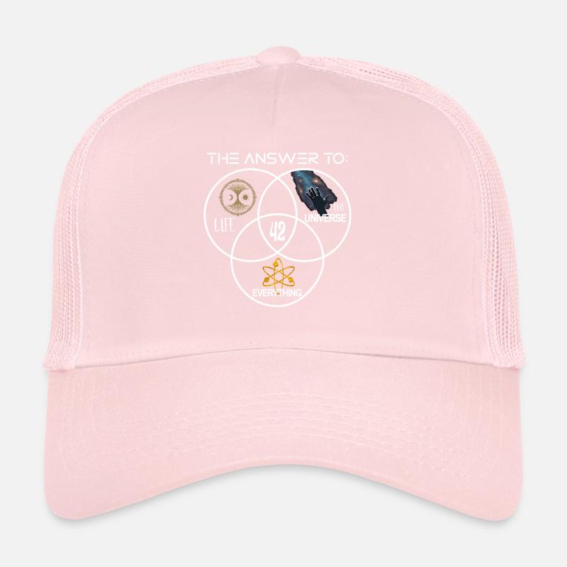 Life Universe Everything 42 Réponse Casquette trucker 