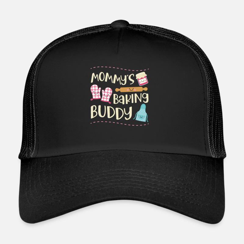 Funny Kawaii Style Kids Baking Design Trucker Cap