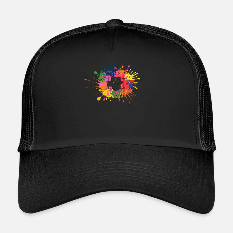 Schlagzeug Musiker Trucker Cap