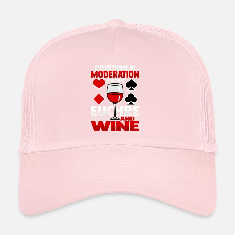 Euchre Vin Rouge Casquette trucker 