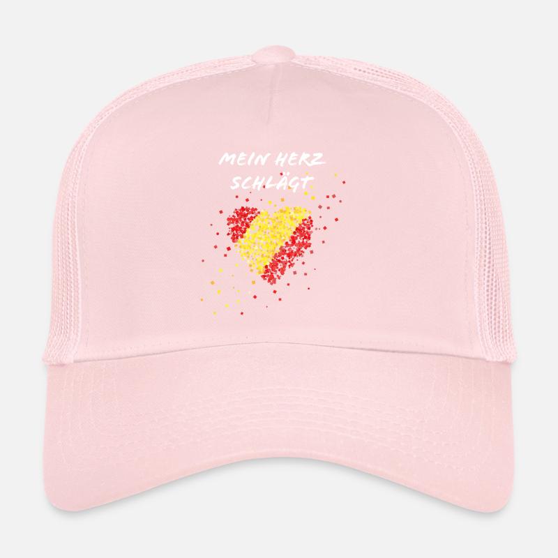 Drapeau espagnol battement de cœur Espagne Espagnol Casquette trucker 