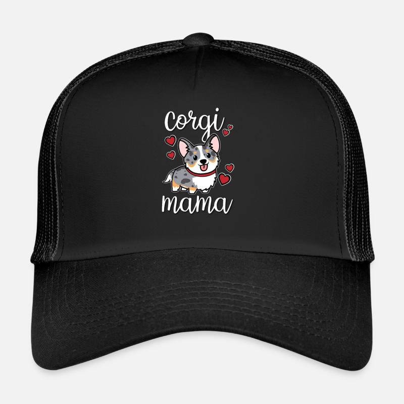 Merle Corgi bleu Casquette trucker 