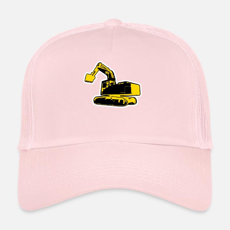 Baggerfahrer Bagger Baustelle Trucker Cap