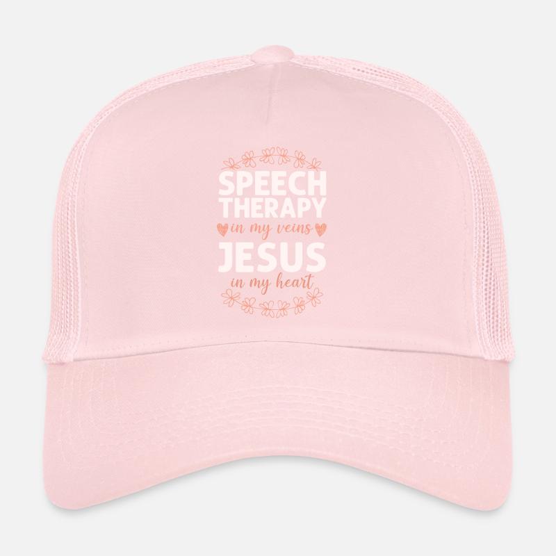 Speech Therapist Therapy Assistant Trucker Cap