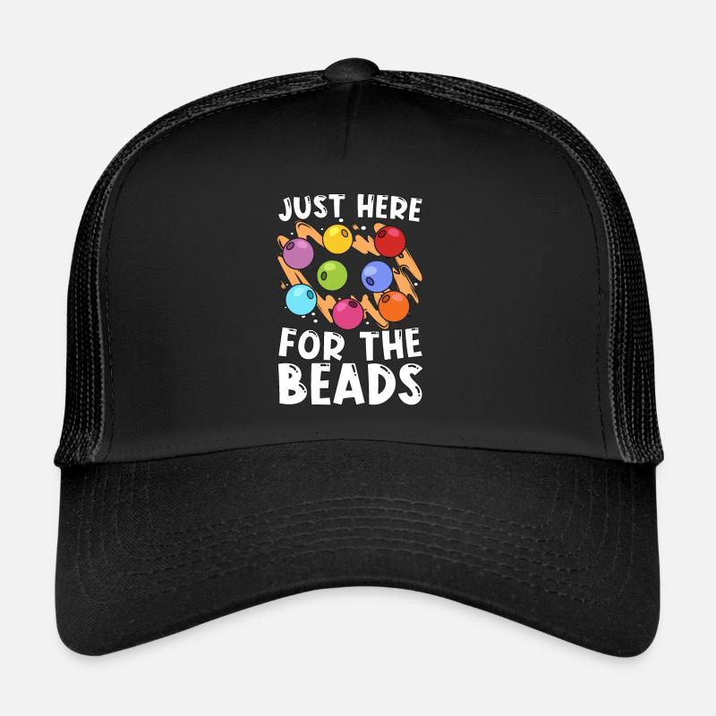 Beading Just Here For The Beadwork Jewelry Beader Trucker Cap