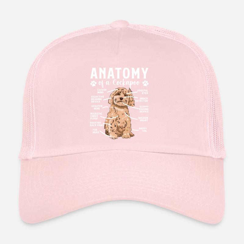 Cockapoo Chien Casquette trucker 