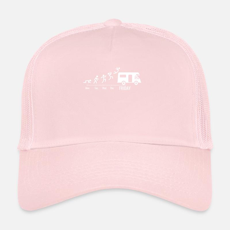 Motorhome Driver Camping Car Weekend Casquette trucker 