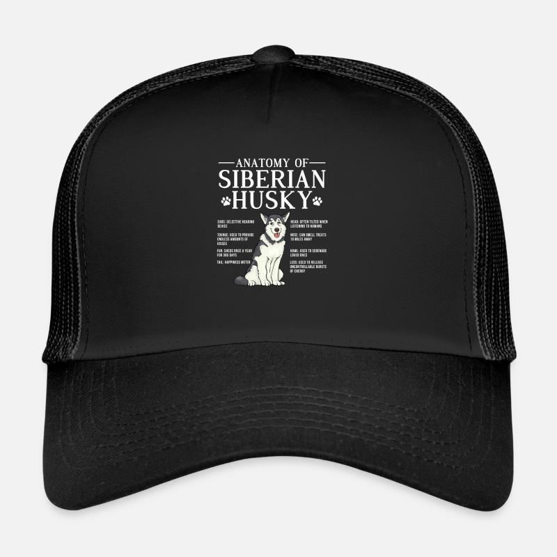 Husky Dog Dogs Siberian Husky Gift Trucker Cap