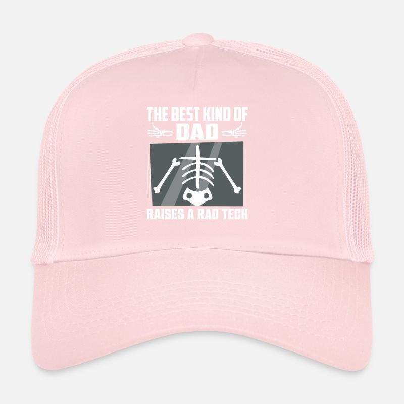 The Best Kind Of Dad Raises A Rad Tech Rad Tech Ra Trucker Cap