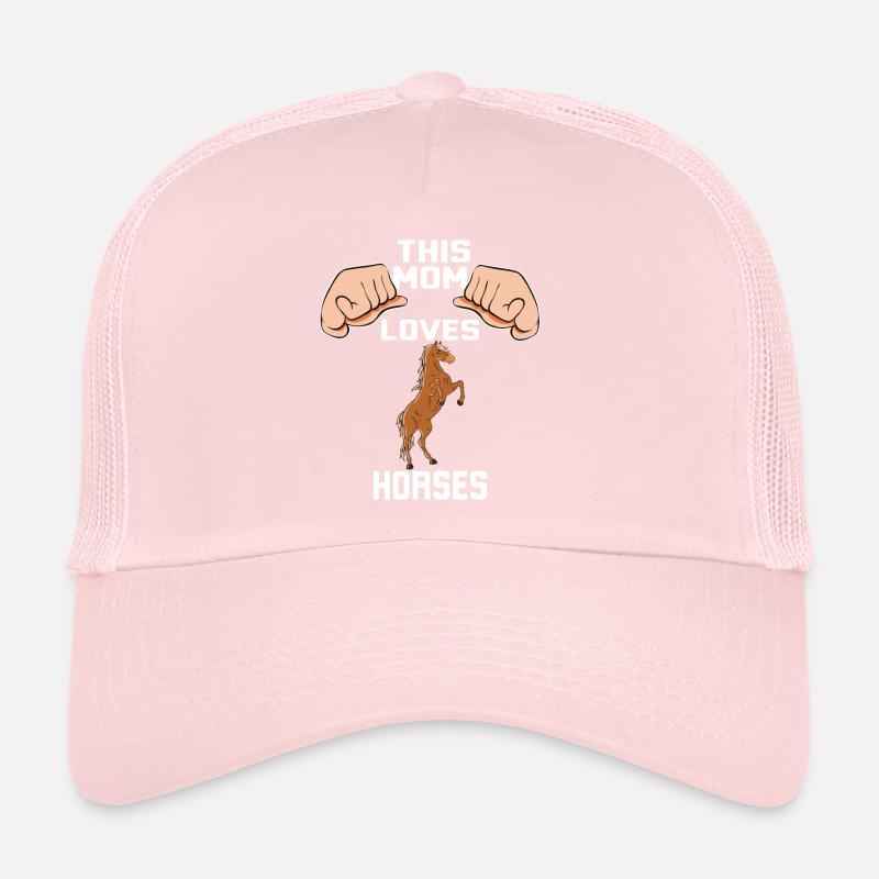 Cette maman aime les chevaux Casquette trucker 