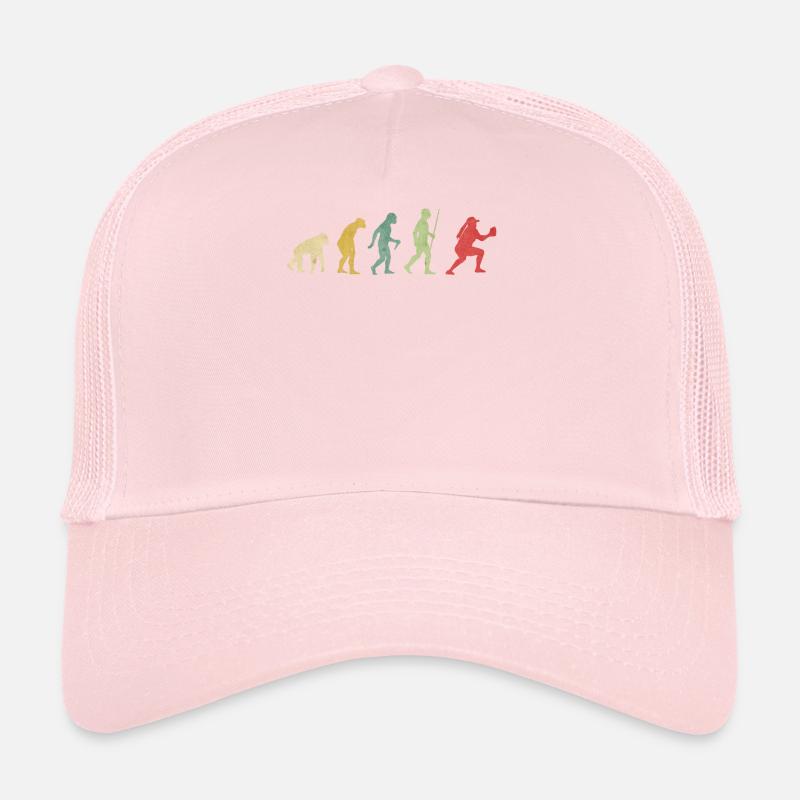 Softball Catcher Girl Evolution Trucker Cap