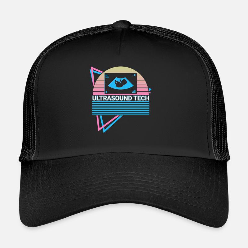 Ultrasonic Technology Retro Trucker Cap