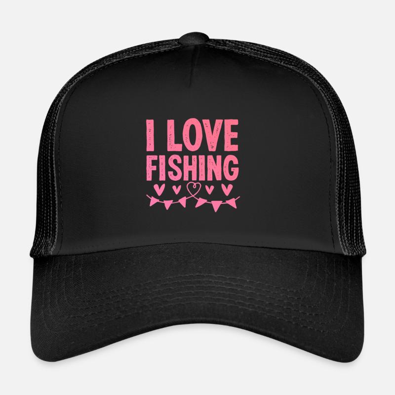 Ich Liebe Fischen Trucker Cap