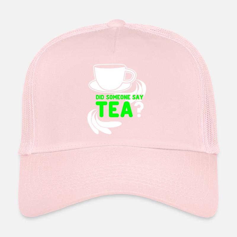 Tea Drinker Tea Cup Tea Bags Teacup Trucker Cap