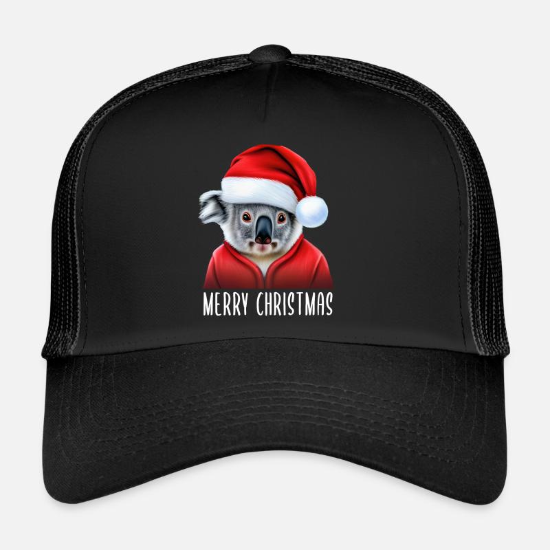 Merry Christmas Koala Trucker Cap