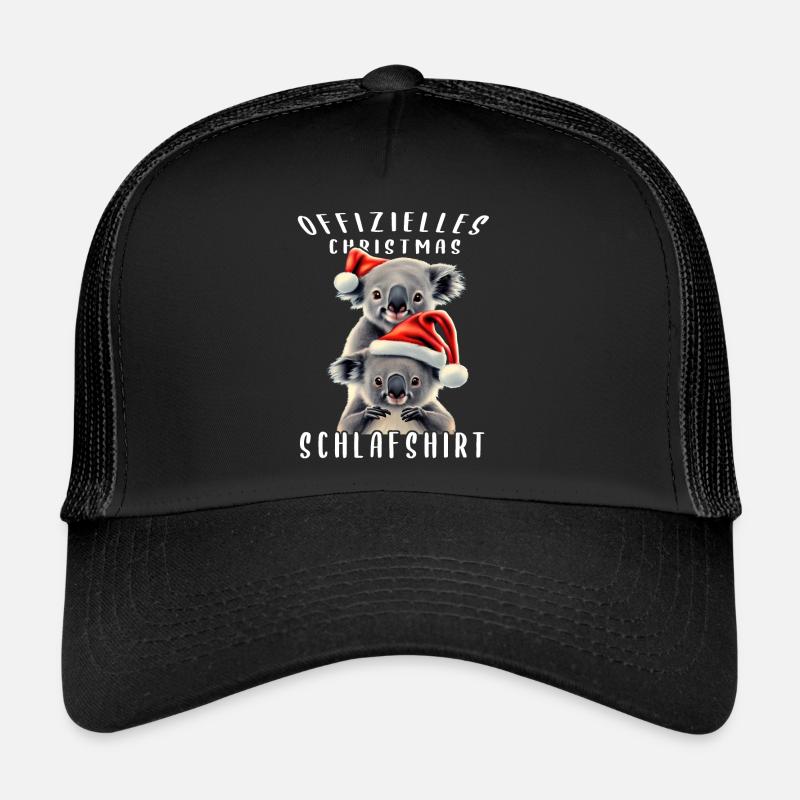 Official Christmas Sleeping Shirt Koala Trucker Cap