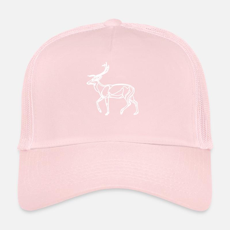 Zeichnung vom Hirsch Trucker Cap