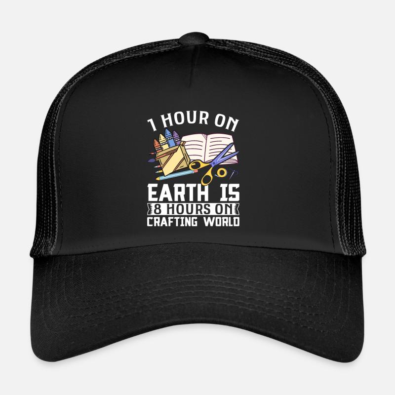 Drôles de dictons Lifestyle Creative Crapfting Liebh Casquette trucker 