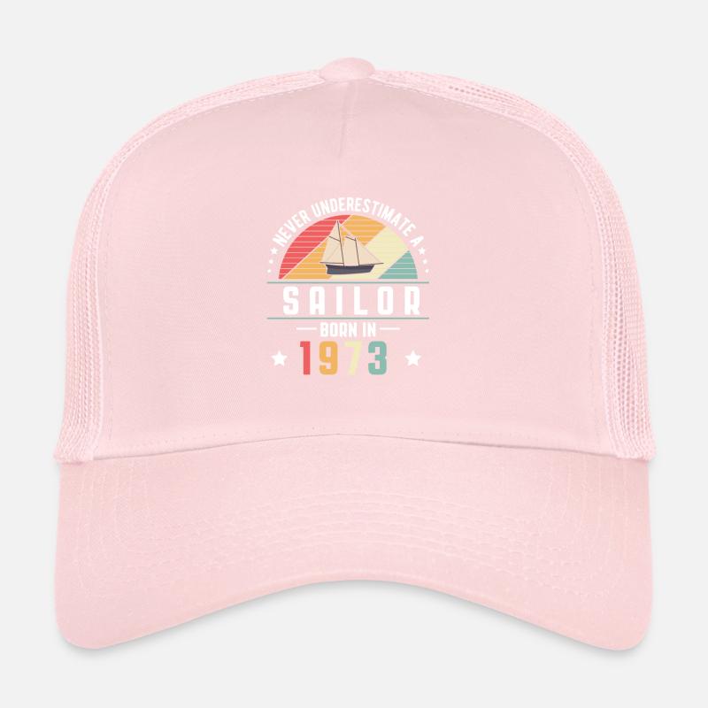 Never Understimate A Sailor In 1973 Trucker Cap