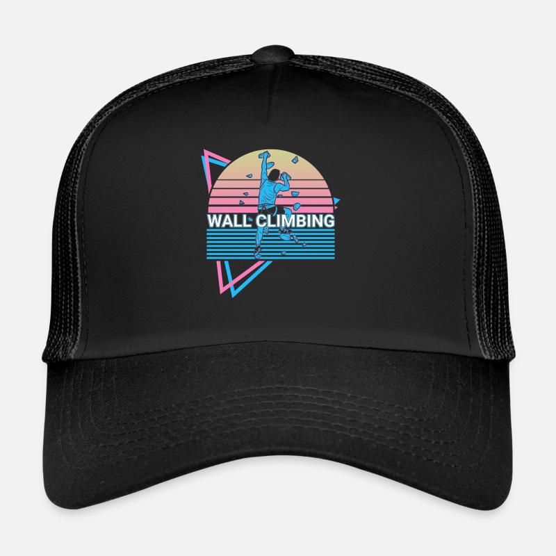 Wall climbing Wall climber retro Trucker Cap