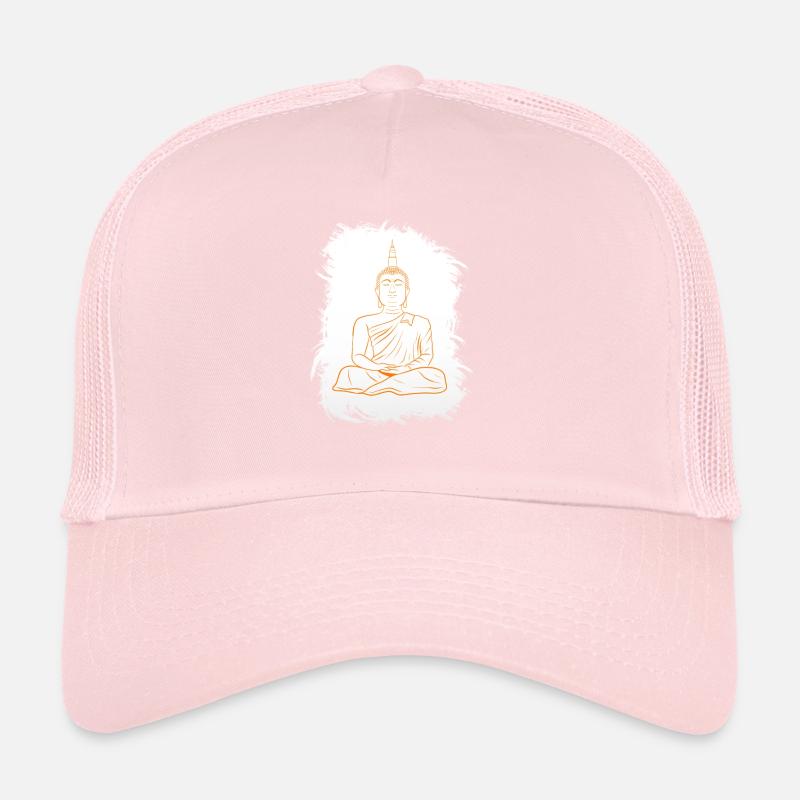 Buddha Monk Namaste Buddhism I Gift Trucker Cap