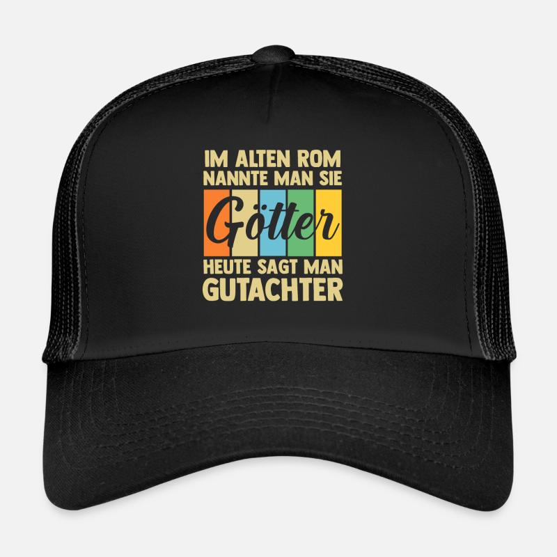 Gutachter - Trucker Cap - Schwarz/Schwarz