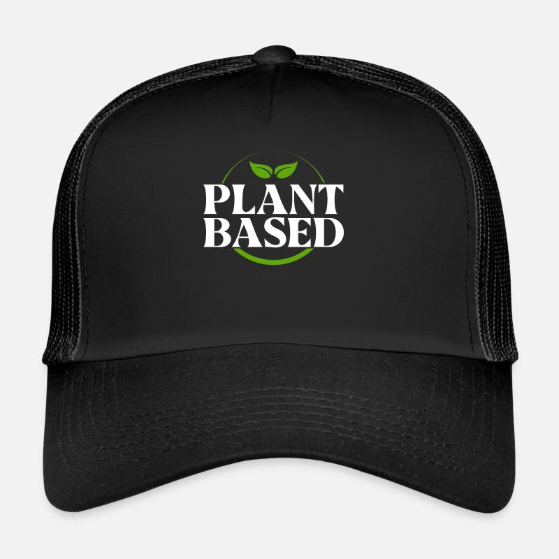 Plant Based - Trucker Cap - Schwarz/Schwarz