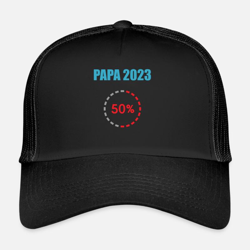 Papa 2023 Loading Vaterschaft Vater Werden Dad Trucker Cap