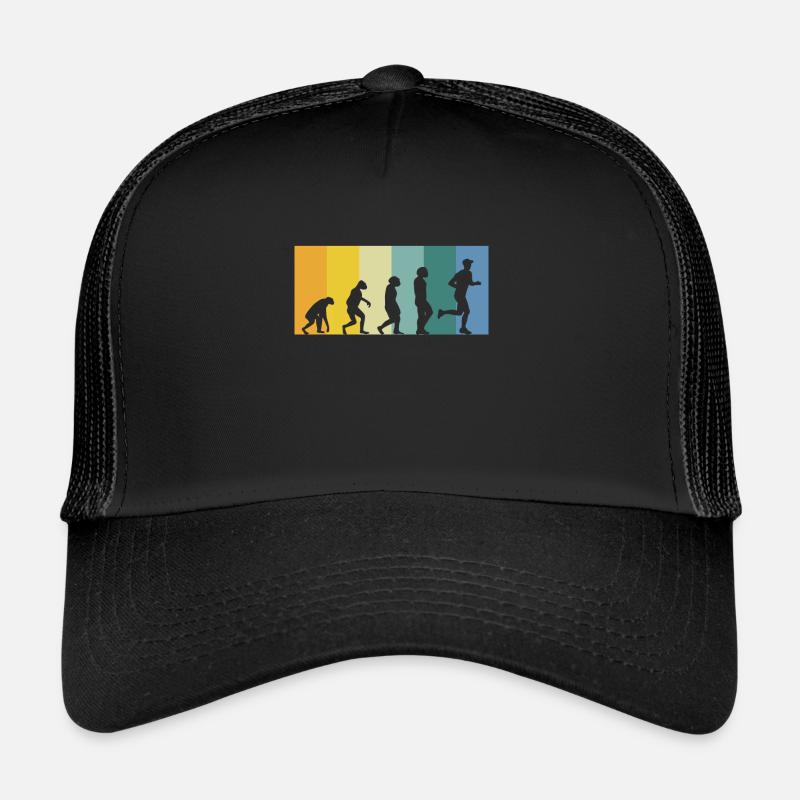 Evolution Jogger - jogging retro vintage colors Trucker Cap