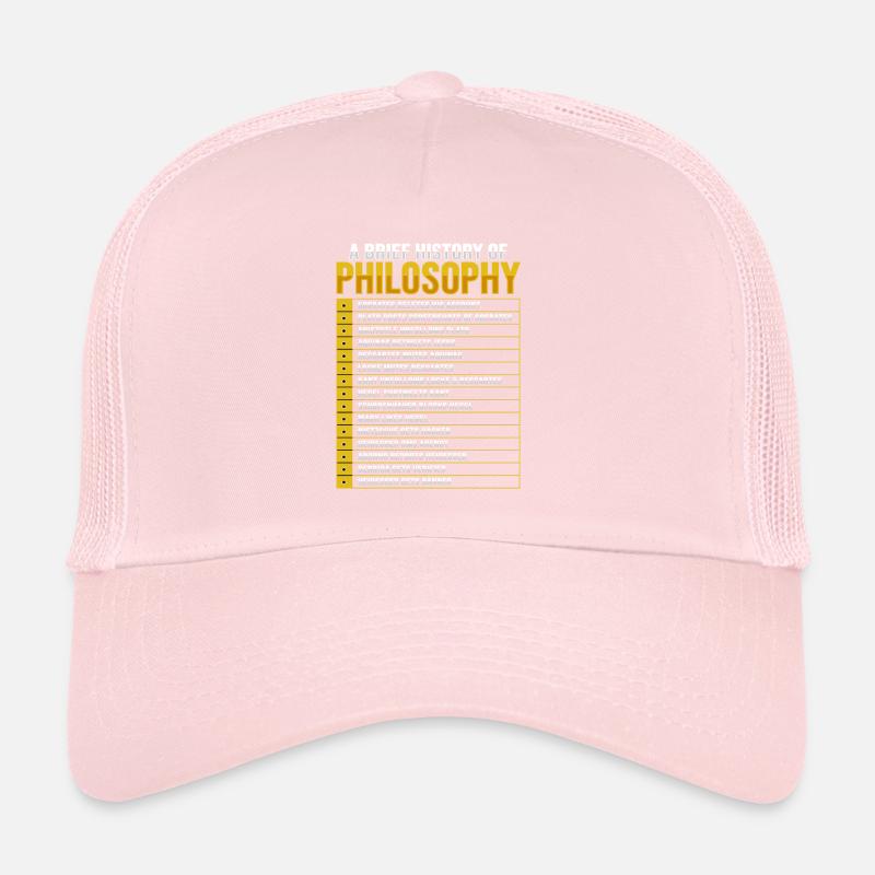 Conception de la philosophie Socrate Casquette trucker 