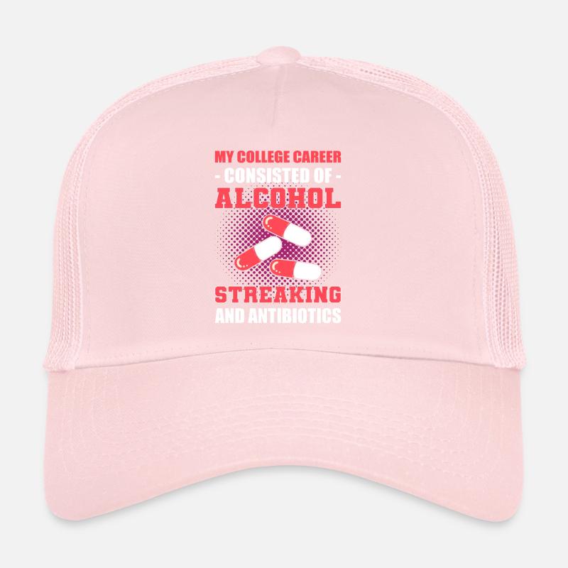 Alcohol, Streaking and Antibiotics Microbiologist Trucker Cap