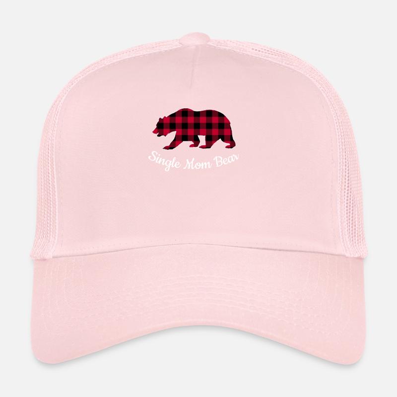 Single Mom Bear Trucker Cap
