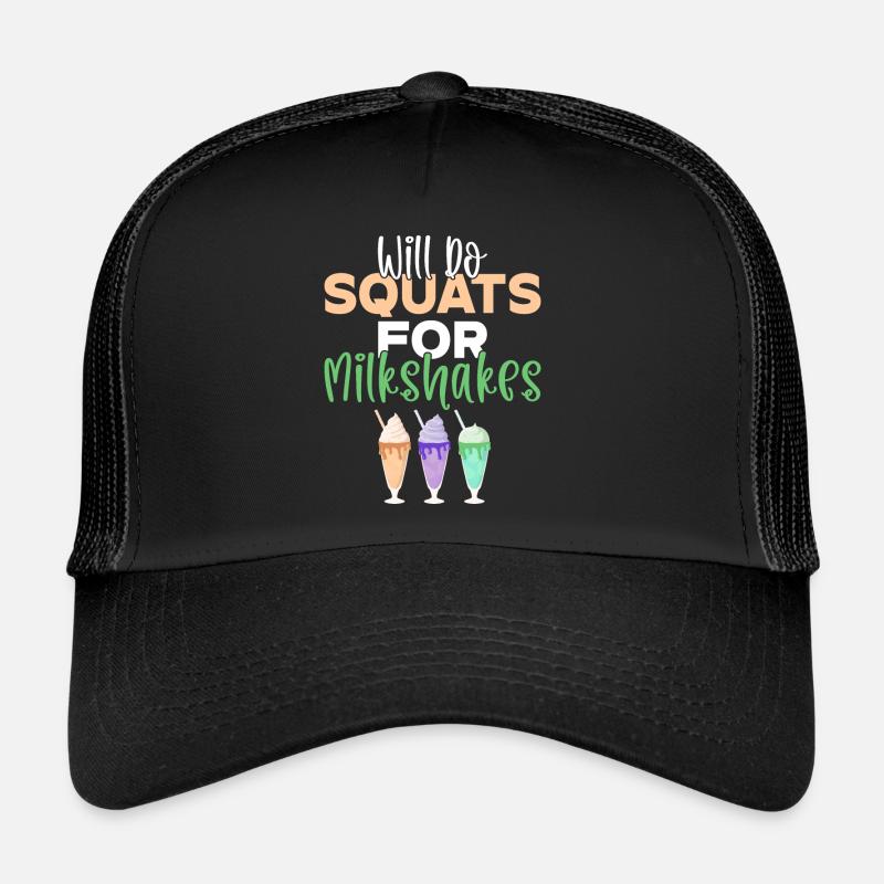 Ich liebe Milchshakes Milchshake Geschenk Trucker Cap