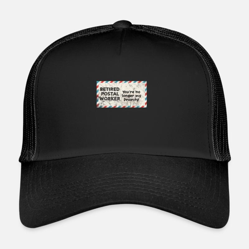 Retired postal clerk Trucker Cap