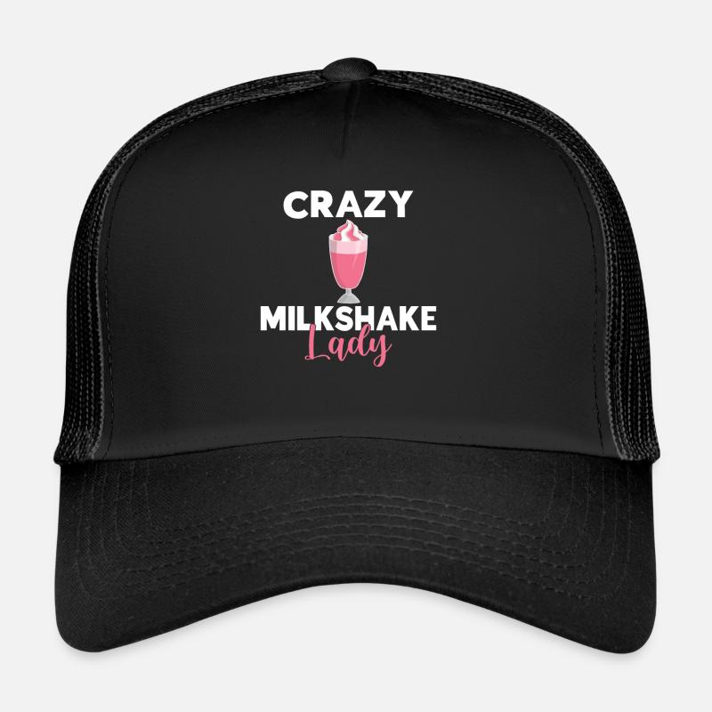 Ich liebe Milchshakes Milchshake Geschenk Trucker Cap
