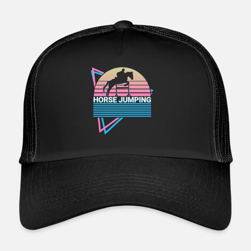 Saut d’obstacles rétro Casquette trucker 