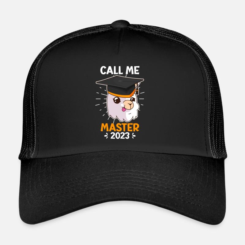 Master 2023 Studiumabschluss - Trucker Cap - Schwarz/Schwarz