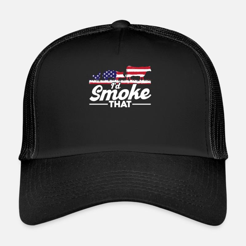 Id fumée qui Casquette trucker 