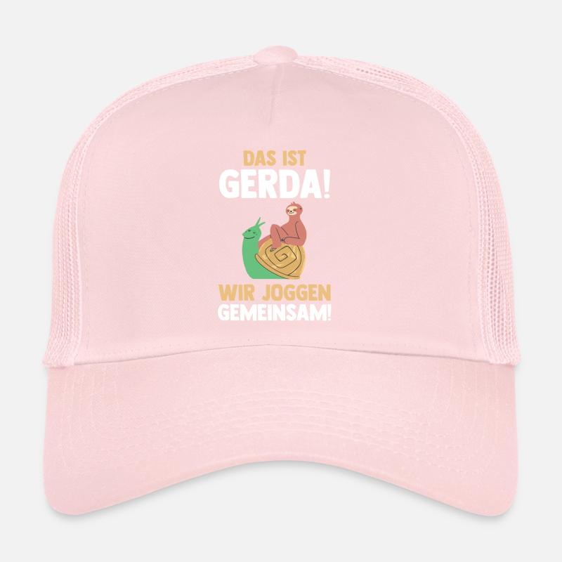 C’est Gerda nous courons ensemble escargot Faulti Casquette trucker 