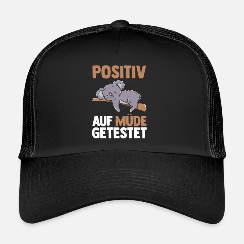 Testé positif pour le koala fatigué Casquette trucker 