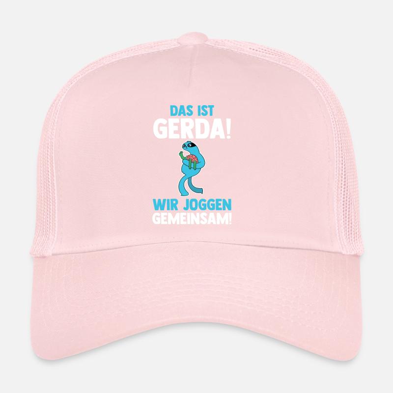This is Gerda we jog together Sloth Trucker Cap