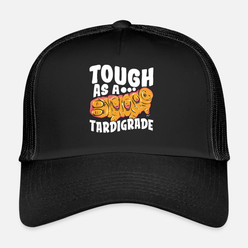 Hart wie ein... Bärtierchen Bärtierchen - Trucker Cap - Schwarz/Schwarz