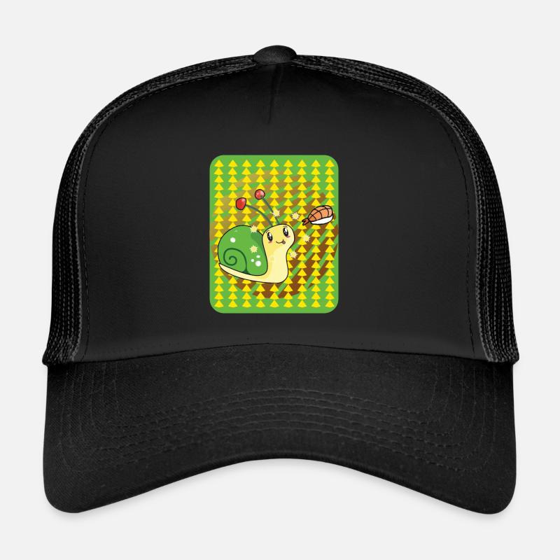 Escargot aux sushis Casquette trucker 