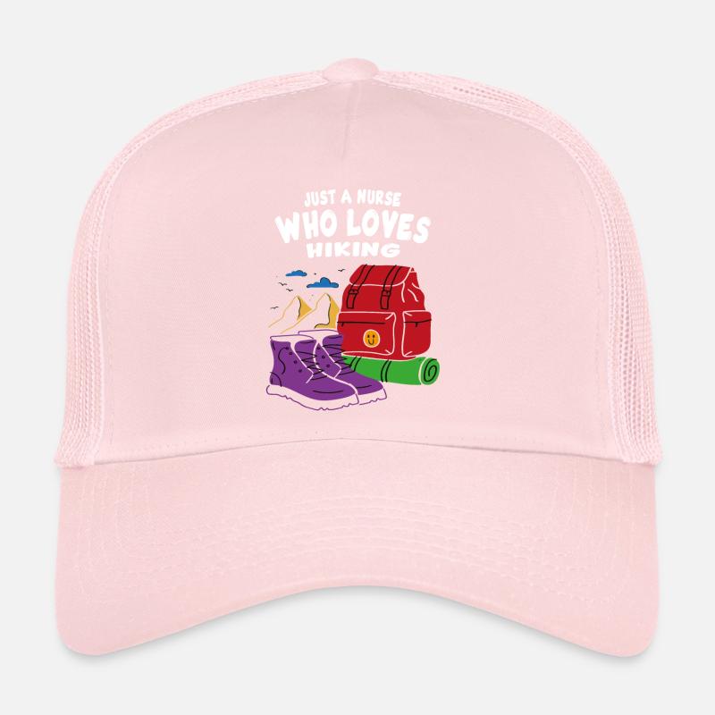 Nur eine Krankenschwester die wandern liebt Trucker Cap